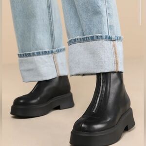 Size 6.5 - NEW Steve Madden Women's Jones Zipper Combat Boot